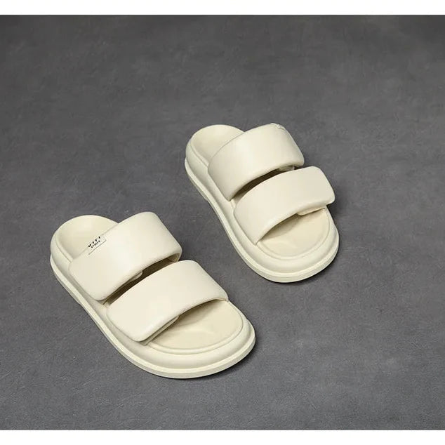 Soft Sandy Leather Sandals