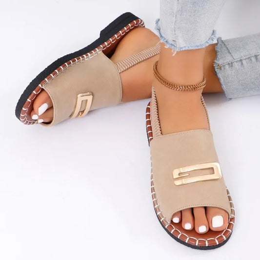 Gemma Gold Sandals