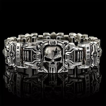 Night Rider Skull Bracelet