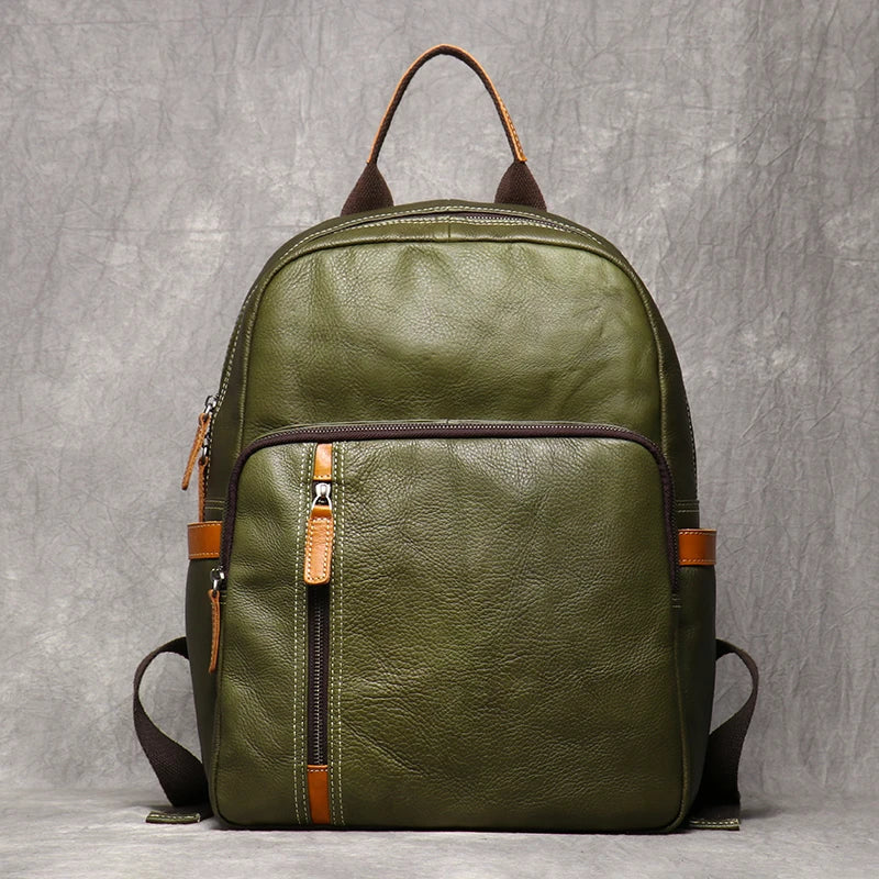 Azzurro Genuine Leather Backpack