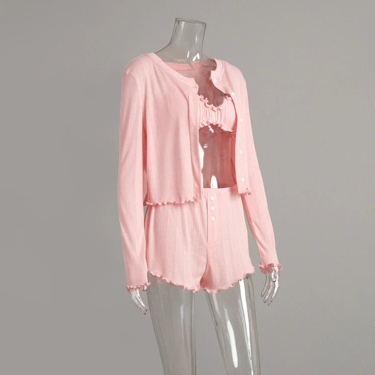 Saenna 3 Piece Sleepwear Suit
