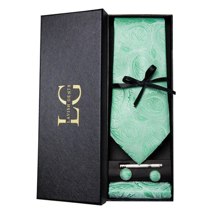 Kit Gravata Estampada de Seda Imperial Lux