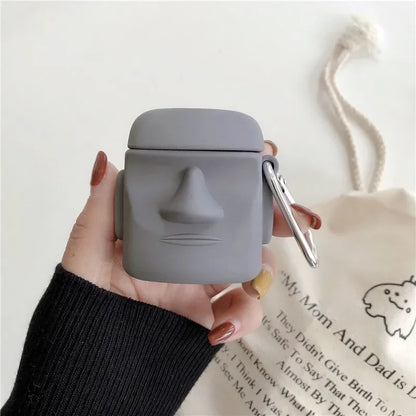 Moai Statue AirPods Case
