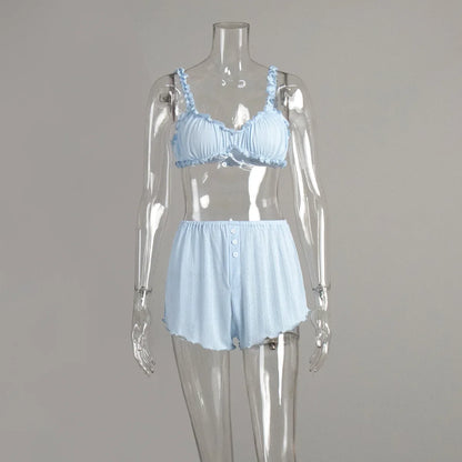 Saenna 3 Piece Sleepwear Suit