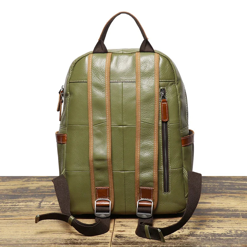 Azzurro Genuine Leather Backpack