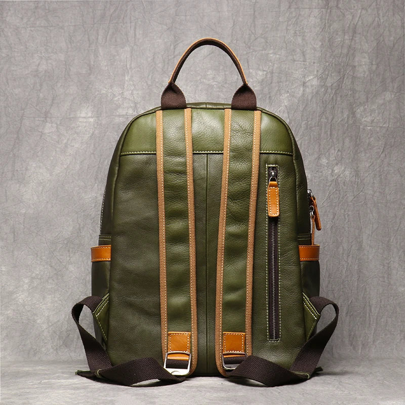Azzurro Genuine Leather Backpack