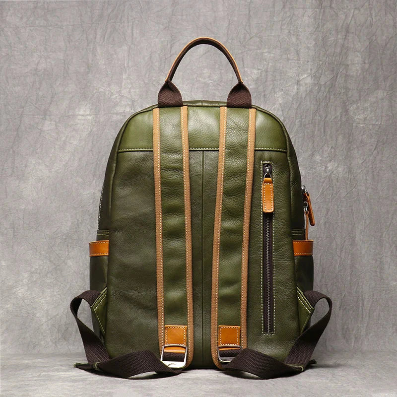 Azzurro Genuine Leather Backpack