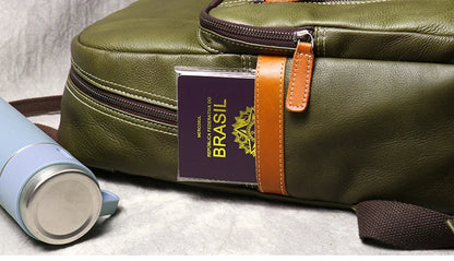 Azzurro Genuine Leather Backpack