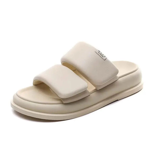 Soft Sandy Leather Sandals