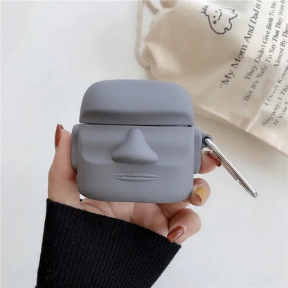 Moai Statue AirPods Case