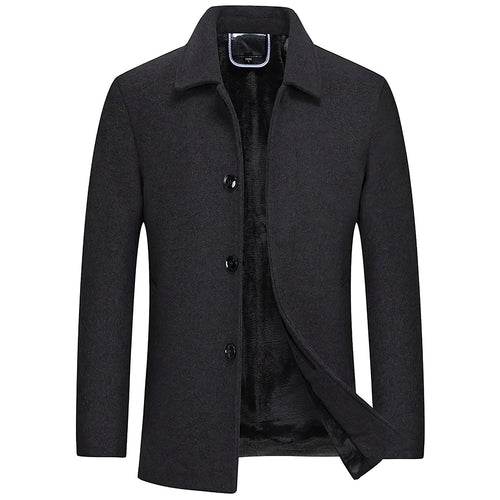 Sobretudo Masculino Curto de Lã Invoux Oslo