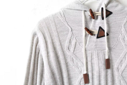 MARCO TIZIANO BREATHABLE HOODED SWEATER