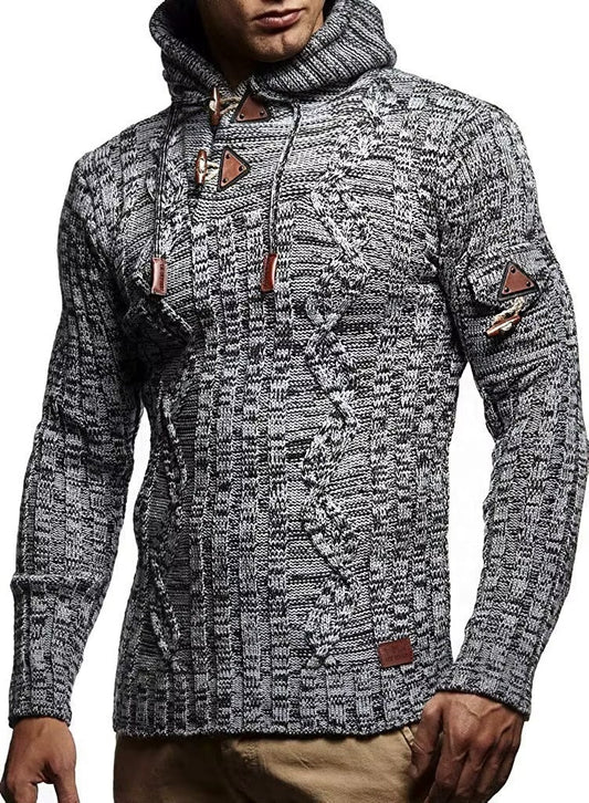 MARCO TIZIANO BREATHABLE HOODED SWEATER