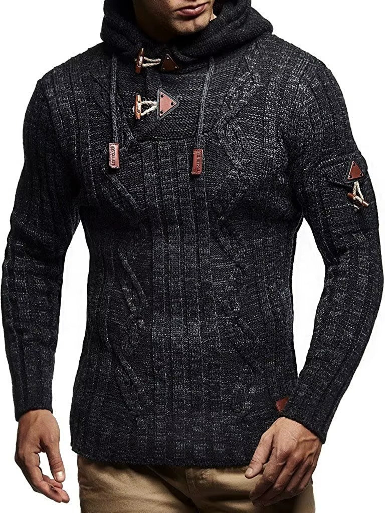 MARCO TIZIANO BREATHABLE HOODED SWEATER