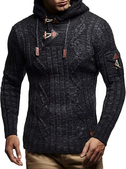 MARCO TIZIANO BREATHABLE HOODED SWEATER