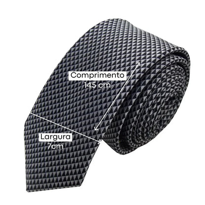 Gravata Slim Executiva Black