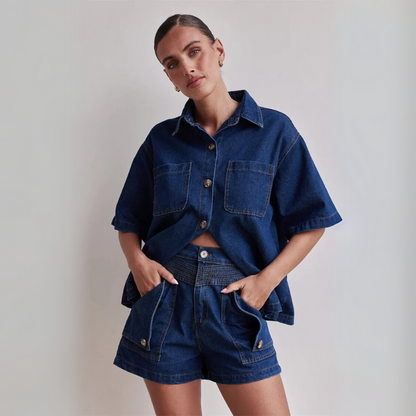 Kea Denim 2 Piece Set