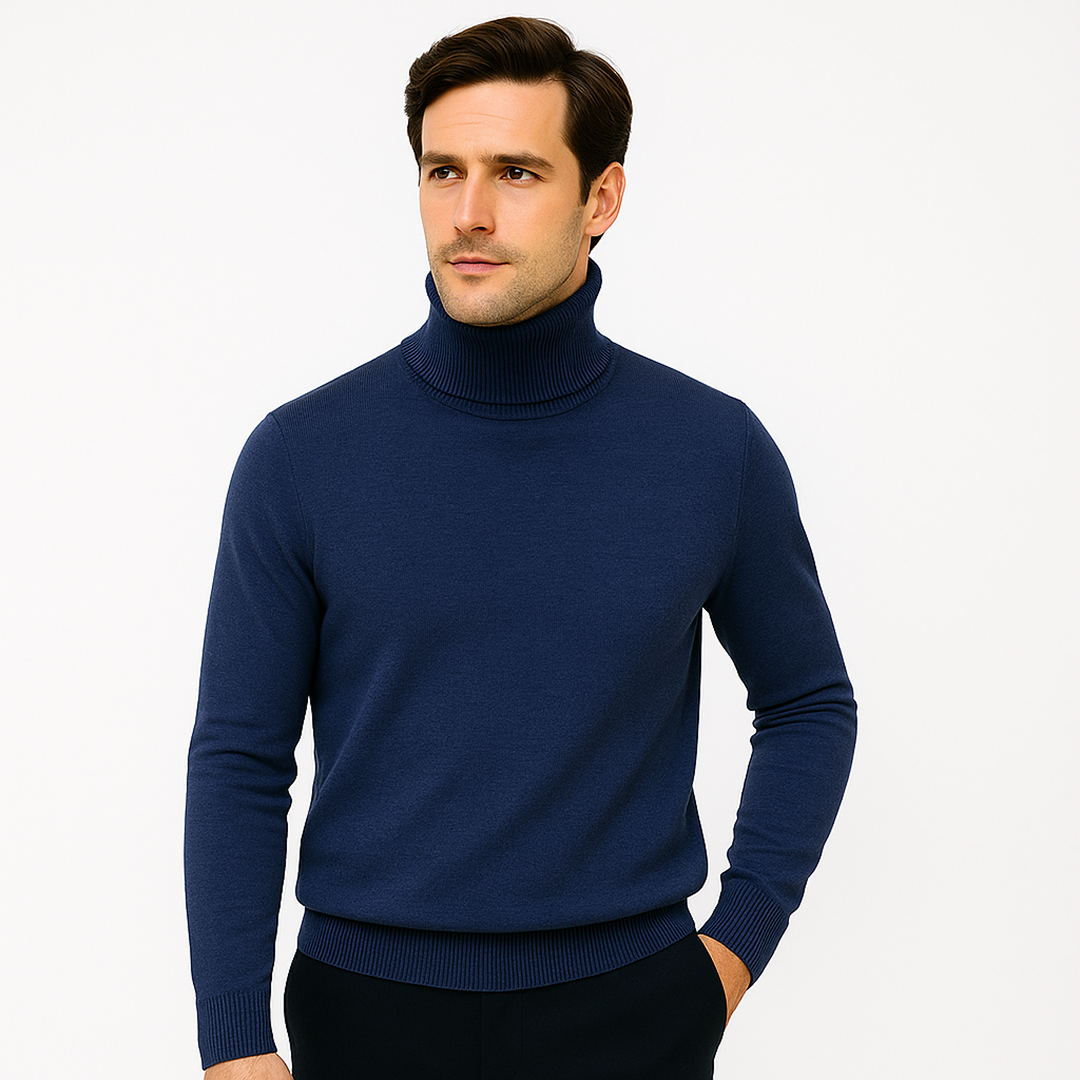 Suéter Masculino de Gola Alta Térmico Invoux