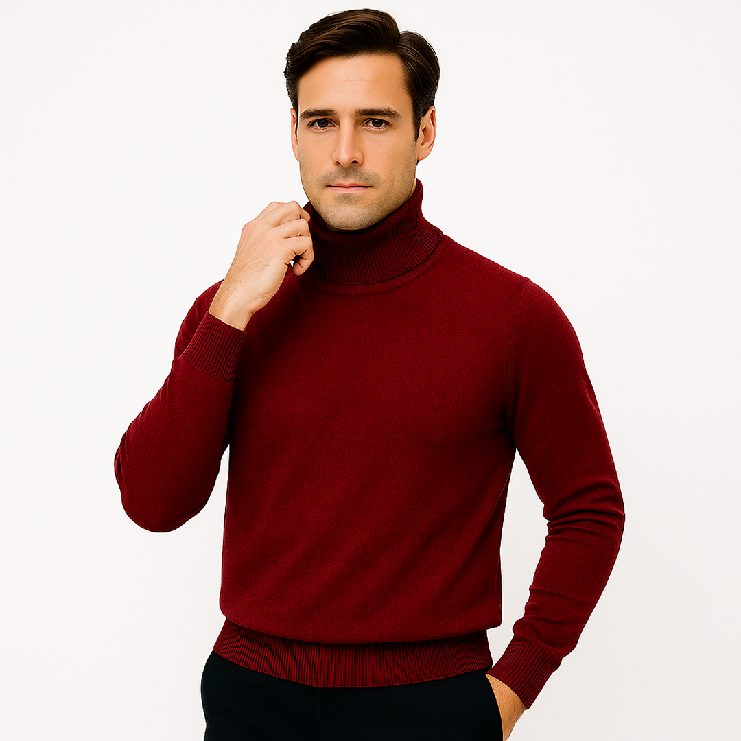 Suéter Masculino de Gola Alta Térmico Invoux