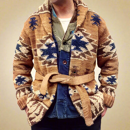 MAXWELL ELIAS BELTED CARDIGAN