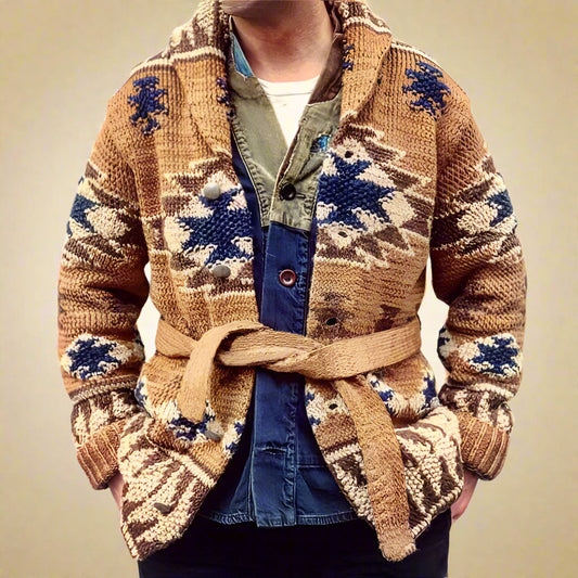 MAXWELL ELIAS BELTED CARDIGAN